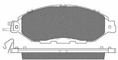 Brake Pad Set, disc brake (20265)