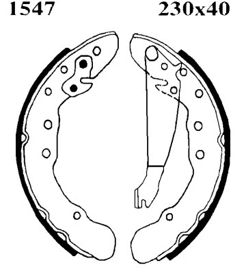 Brake Kit, drum brake (7275)