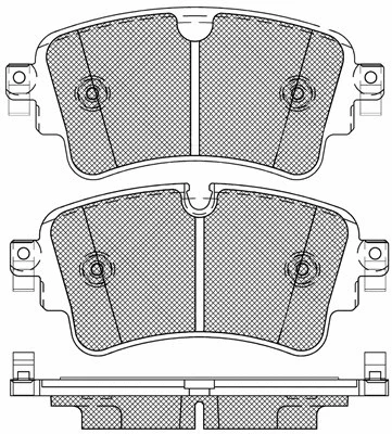 Brake Pad Set, disc brake (20195)