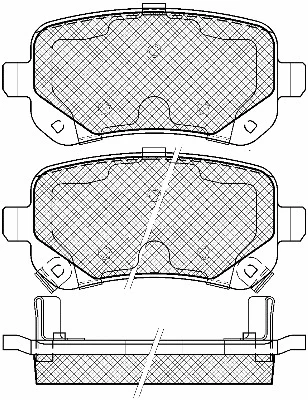 Brake Pad Set, disc brake (20024)