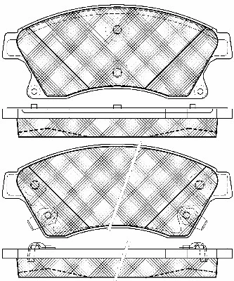 Brake Pad Set, disc brake (10961)
