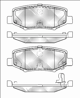 Brake Pad Set, disc brake (20027)
