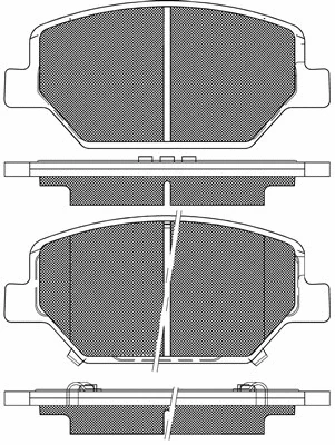 Brake Pad Set, disc brake (20233)