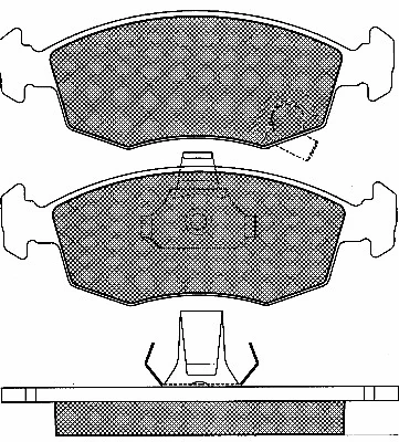 Brake Pad Set, disc brake (20029)
