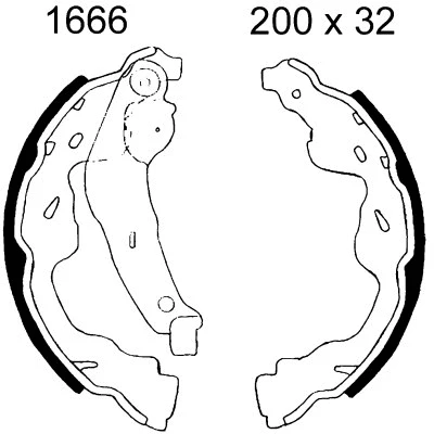 Brake Kit, drum brake (7455)