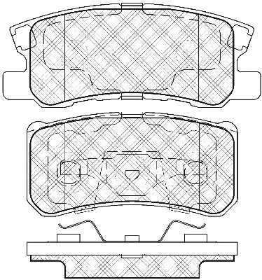 Brake Pad Set, disc brake (20118)