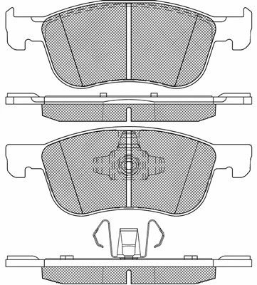 Brake Pad Set, disc brake (20188)