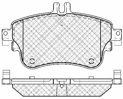 Brake Pad Set, disc brake (20071)
