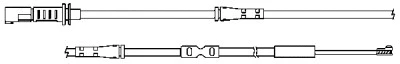 Warning Contact, brake pad wear (09051)