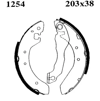 Brake Kit, drum brake (6216)