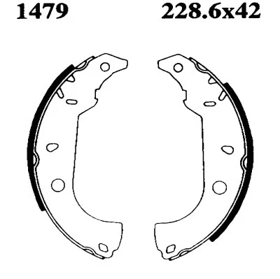 Brake Shoe Set (01479)