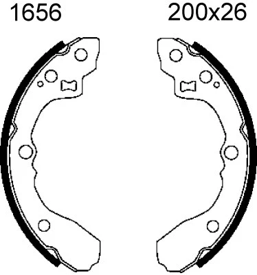 Brake Kit, drum brake (6500)