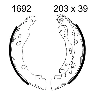 Brake Kit, drum brake (7476)