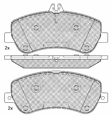 Brake Pad Set, disc brake (20111)