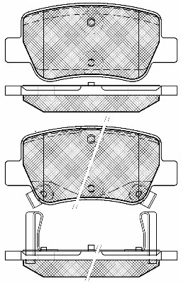 Brake Pad Set, disc brake (20097)