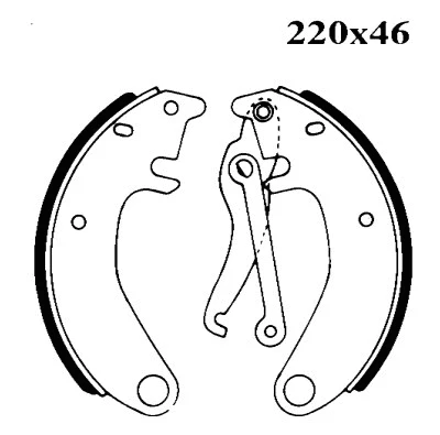 Brake Kit, drum brake (6001)
