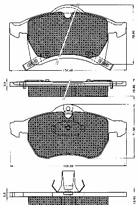 Brake Pad Set, disc brake (10533)