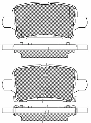 Brake Pad Set, disc brake (20207)