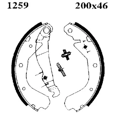 Brake Kit, drum brake (7156)