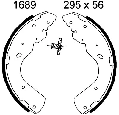 Brake Shoe Set (01689)