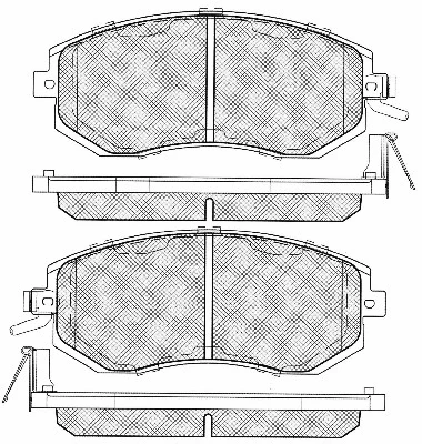 Brake Pad Set, disc brake (20090)