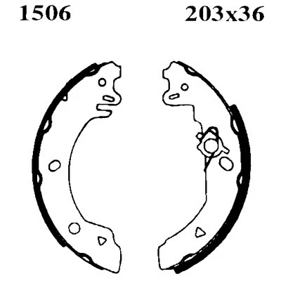 Brake Shoe Set (01506)
