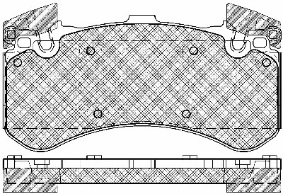 Brake Pad Set, disc brake (20007)