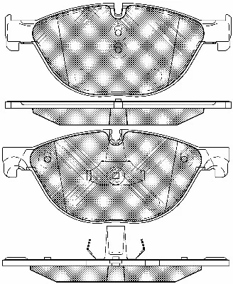 Brake Pad Set, disc brake (20020)