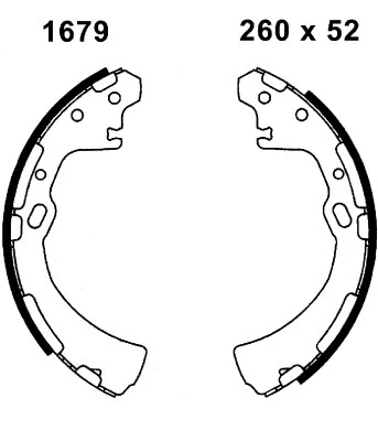Brake Shoe Set (01679)