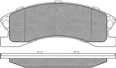 Brake Pad Set, disc brake (20172)