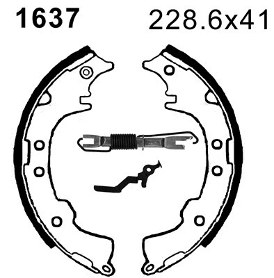 Brake Shoe Set (06610X)
