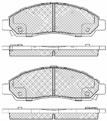 Brake Pad Set, disc brake (20052)