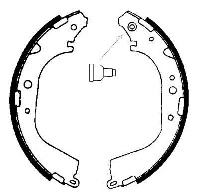 Brake Shoe Set (01557)