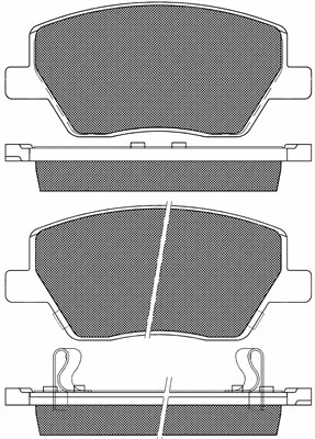 Brake Pad Set, disc brake (20241)