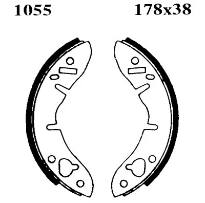 Brake Shoe Set (01055)