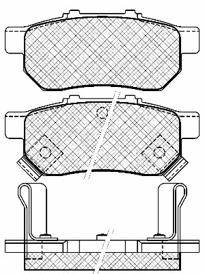 Brake Pad Set, disc brake (20045)