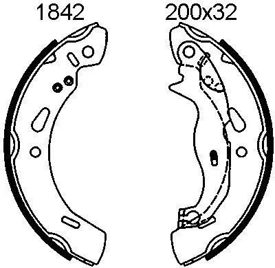 Brake Kit, drum brake (7579)
