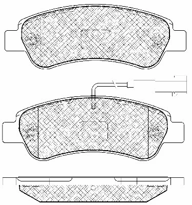 Brake Pad Set, disc brake (20109)