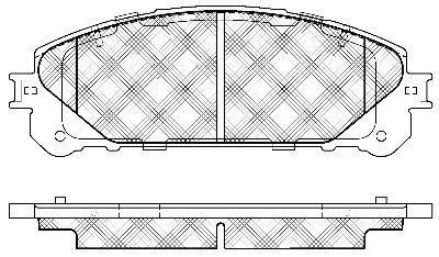 Brake Pad Set, disc brake (20104)