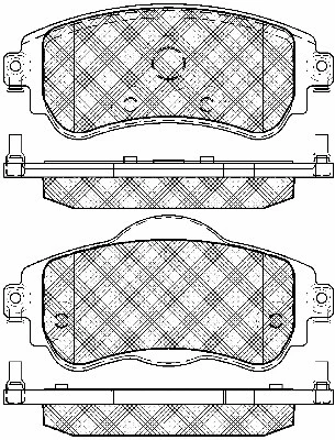 Brake Pad Set, disc brake (10972)