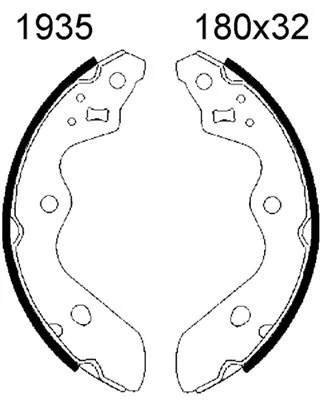 Brake Shoe Set (01935)