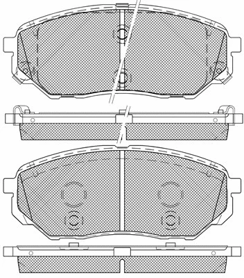 Brake Pad Set, disc brake (20170)