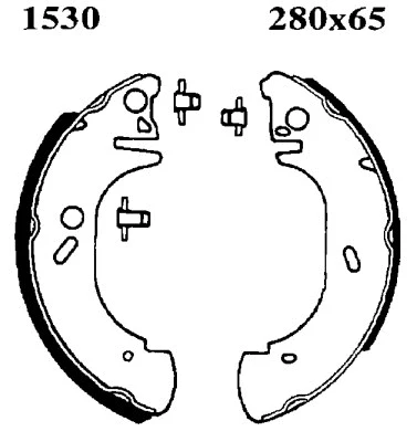 Brake Shoe Set (01530)