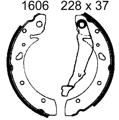 Brake Kit, drum brake (7388)