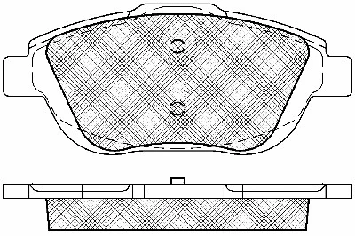 Brake Pad Set, disc brake (10966)