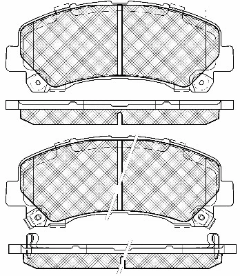 Brake Pad Set, disc brake (20053)