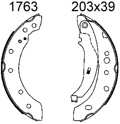 Brake Kit, drum brake (7486)