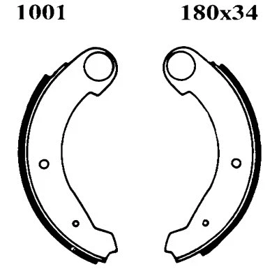Brake Shoe Set (01001)