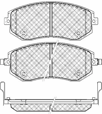 Brake Pad Set, disc brake (20088)