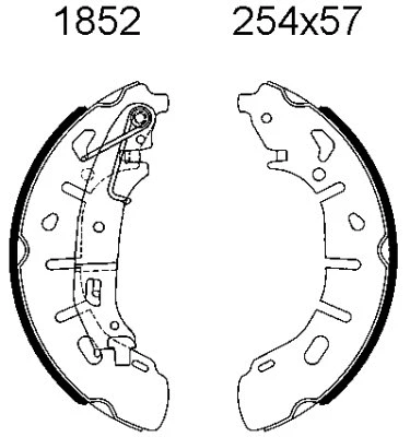 Brake Shoe Set (01852)